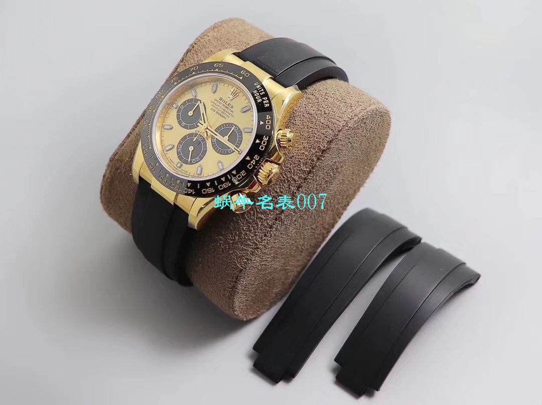 N Factory  Ditongna 新品金迪余文乐同款全新订制版 Rolex 复刻高仿 Ditongna 超级Cal.4130自动上链 Movement  / R521