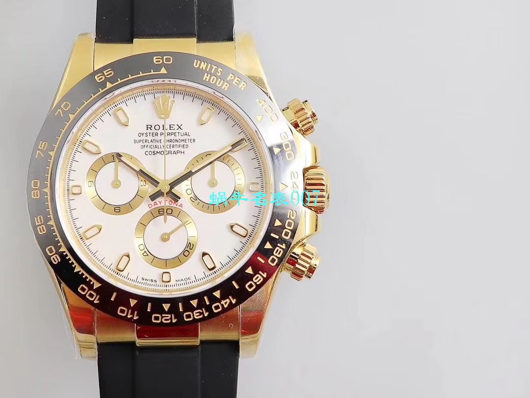 N Factory  Ditongna 新品金迪余文乐同款全新订制版 Rolex 复刻高仿 Ditongna 超级Cal.4130自动上链 Movement  / R521