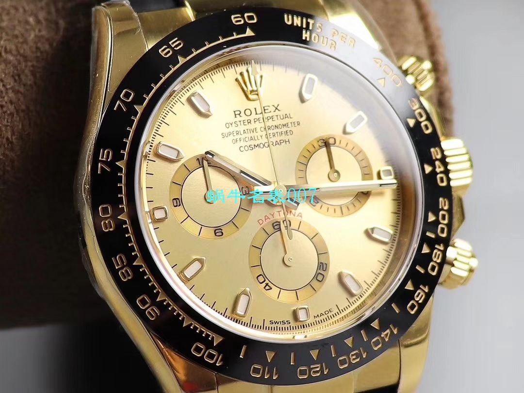N Factory  Ditongna 新品金迪余文乐同款全新订制版 Rolex 复刻高仿 Ditongna 超级Cal.4130自动上链 Movement  / R521