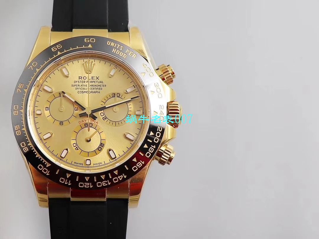 N Factory  Ditongna 新品金迪余文乐同款全新订制版 Rolex 复刻高仿 Ditongna 超级Cal.4130自动上链 Movement  / R521