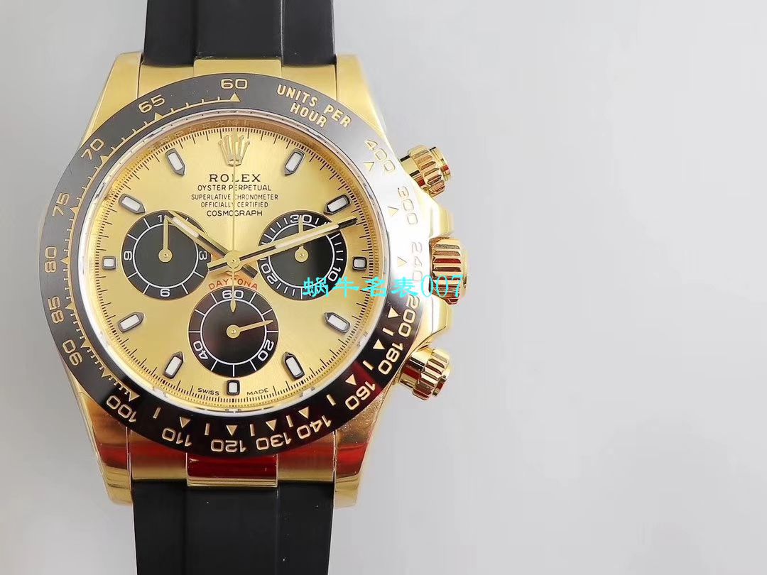 N Factory  Ditongna 新品金迪余文乐同款全新订制版 Rolex 复刻高仿 Ditongna 超级Cal.4130自动上链 Movement  / R521