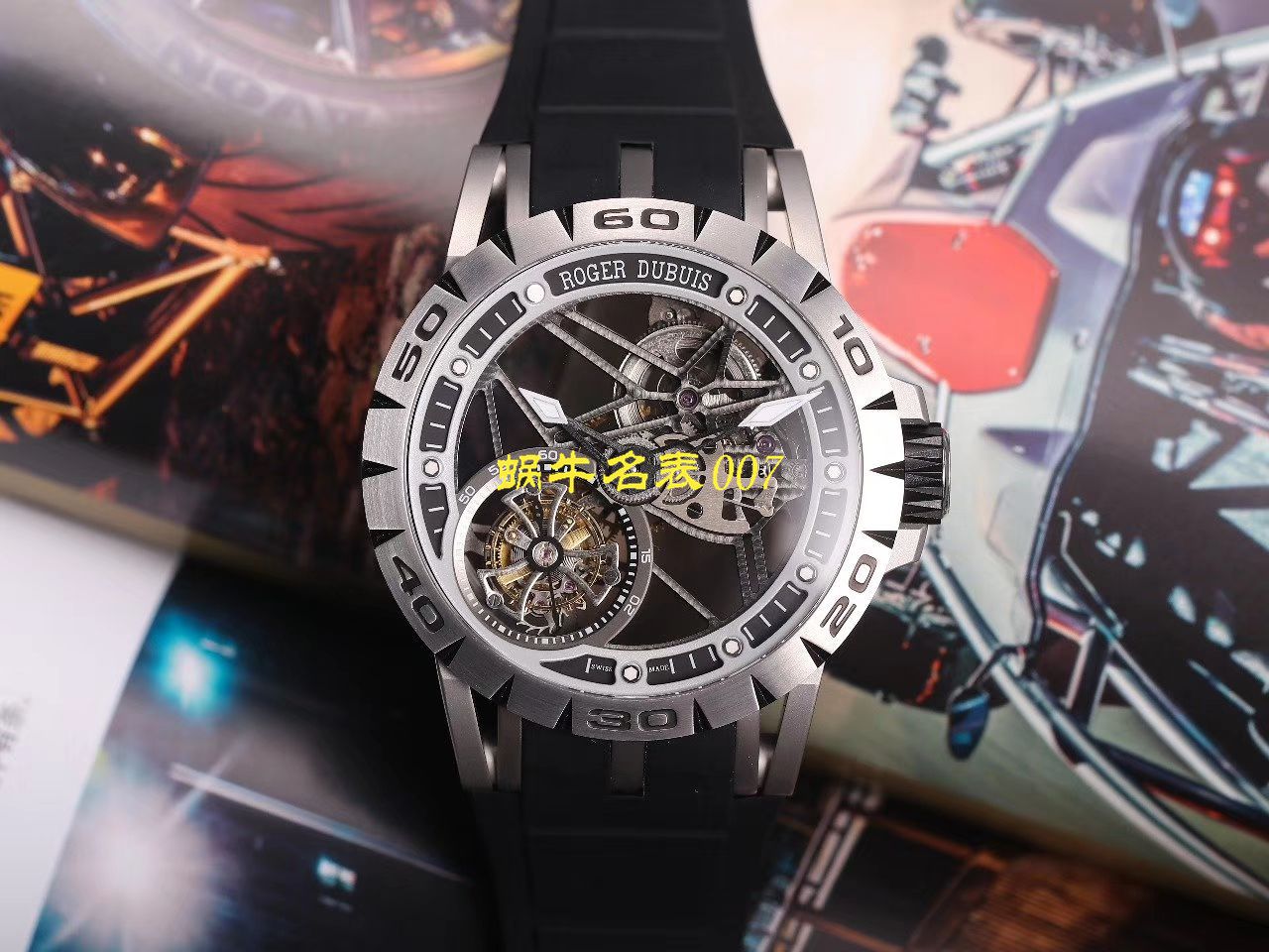 JB Factory Roger DubuisExcalibur Spidr（王者系列） top 复刻高仿RDDBEX0545，RDDBEX0546，RDDBEX0479 Tourbillon  wrist watch  / LJ057
