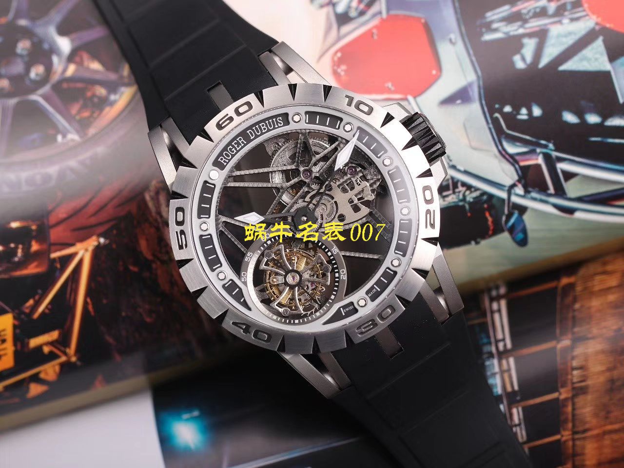 JB Factory Roger DubuisExcalibur Spidr（王者系列） top 复刻高仿RDDBEX0545，RDDBEX0546，RDDBEX0479 Tourbillon  wrist watch  / LJ057