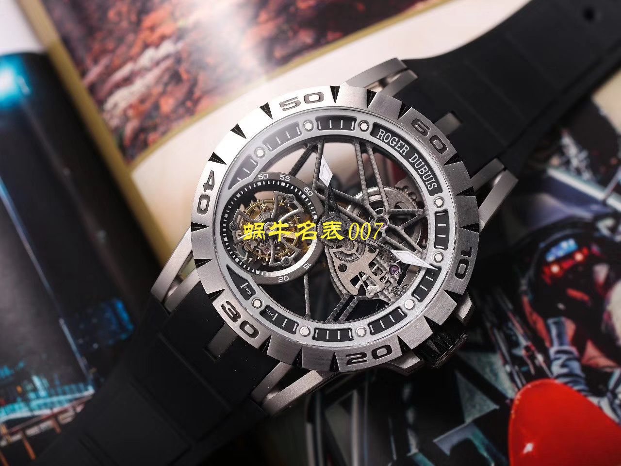 JB Factory Roger DubuisExcalibur Spidr（王者系列） top 复刻高仿RDDBEX0545，RDDBEX0546，RDDBEX0479 Tourbillon  wrist watch  / LJ057