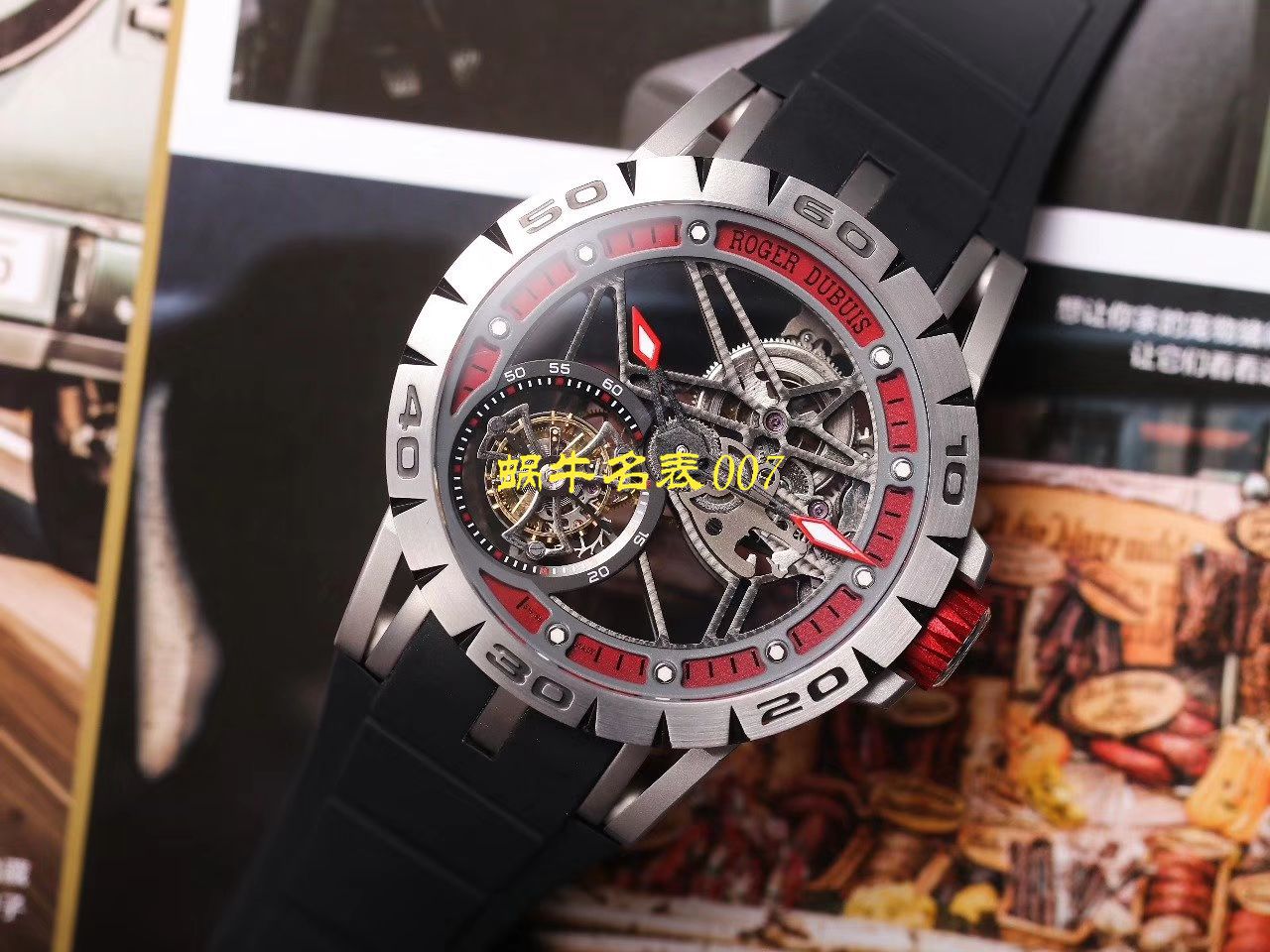 JB Factory Roger DubuisExcalibur Spidr（王者系列） top 复刻高仿RDDBEX0545，RDDBEX0546，RDDBEX0479 Tourbillon  wrist watch  / LJ057