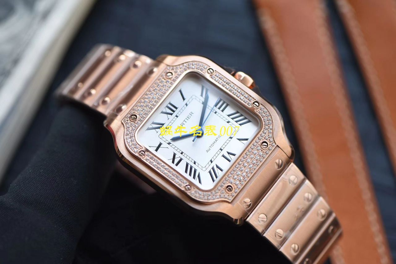 【V6 Factory  Cartier 复刻表高仿女装】 Cartier   Santos  SANTOS系列WJSA0007 wrist watch  / K238