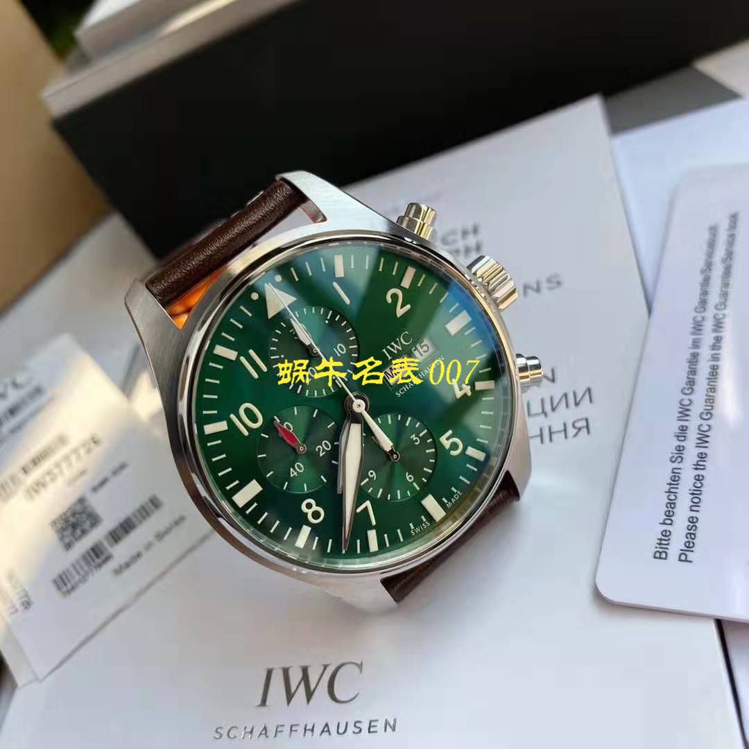【视频测评新‎款首发‎！硬货！渠‎道出‎口订​单​！原单】IWC IWC 表飞行员系列IW377726 wrist watch  / WG511
