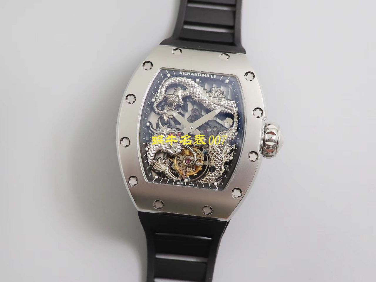 【TW Factory 复刻手表】RICHARD MILLE RICHARD MILLE 男士系列RM 057腕成龙盘​龙陀飞​轮​腕​表 / TWRM057