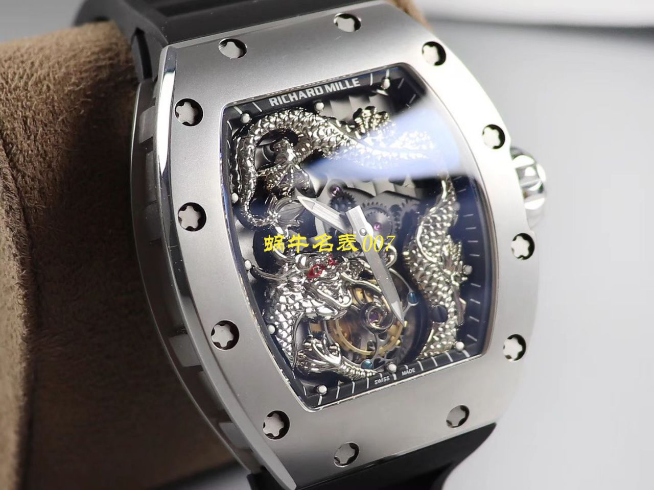 【TW Factory 复刻手表】RICHARD MILLE RICHARD MILLE 男士系列RM 057腕成龙盘​龙陀飞​轮​腕​表 / TWRM057