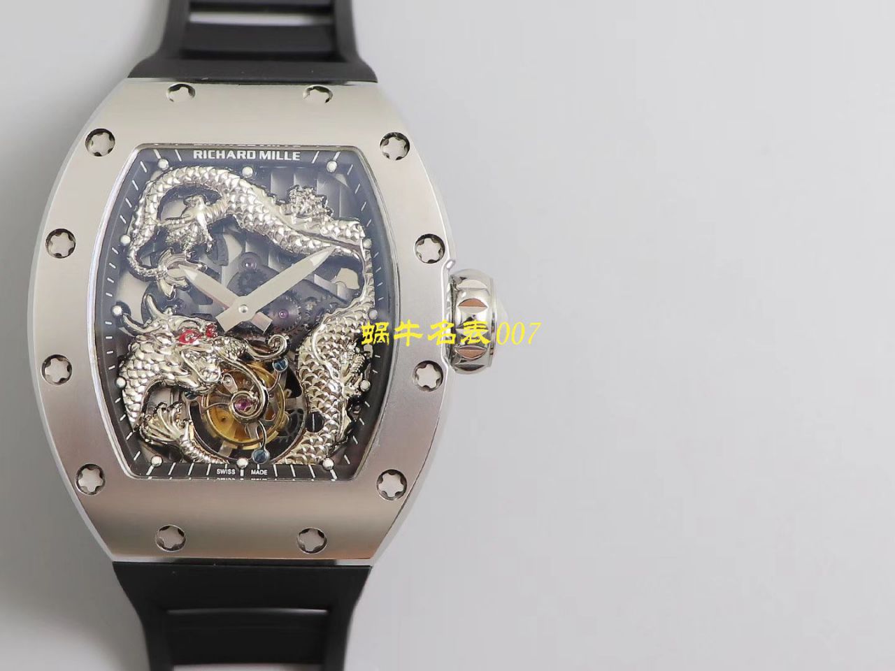【TW Factory 复刻手表】RICHARD MILLE RICHARD MILLE 男士系列RM 057腕成龙盘​龙陀飞​轮​腕​表 / TWRM057