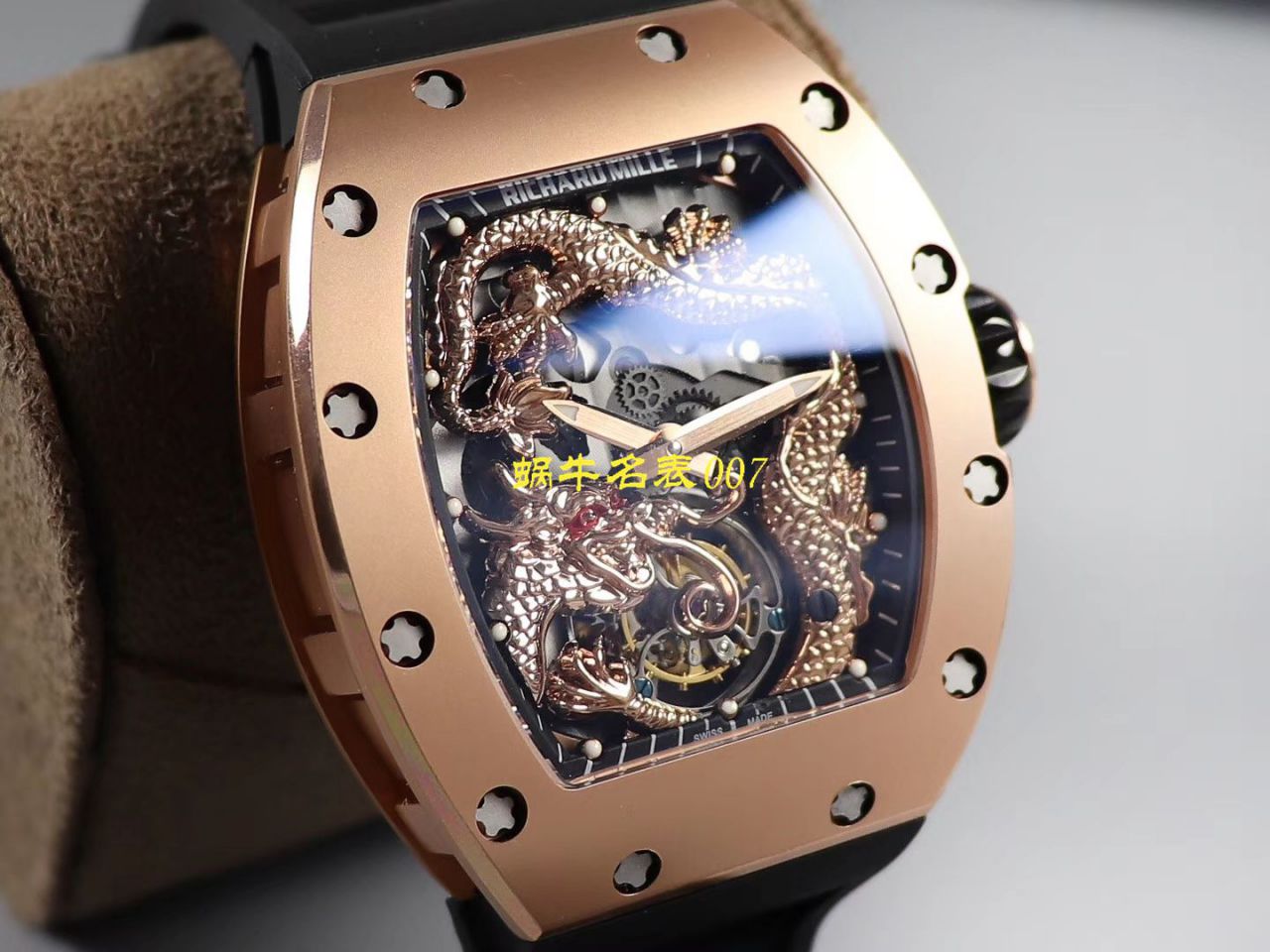 【TW Factory 复刻手表】RICHARD MILLE RICHARD MILLE 男士系列RM 057腕成龙盘​龙陀飞​轮​腕​表 / TWRM057