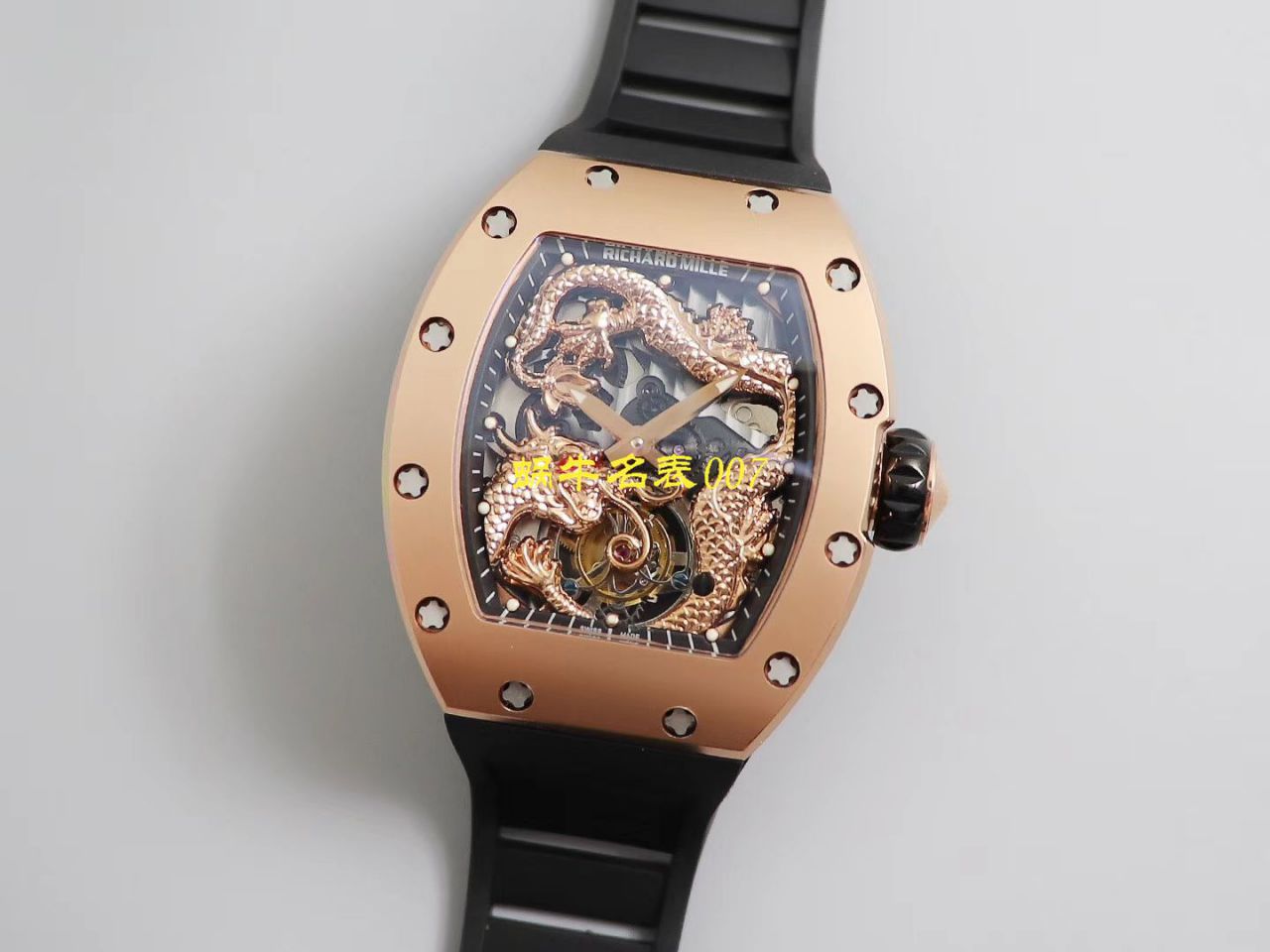 【TW Factory 复刻手表】RICHARD MILLE RICHARD MILLE 男士系列RM 057腕成龙盘​龙陀飞​轮​腕​表 / TWRM057