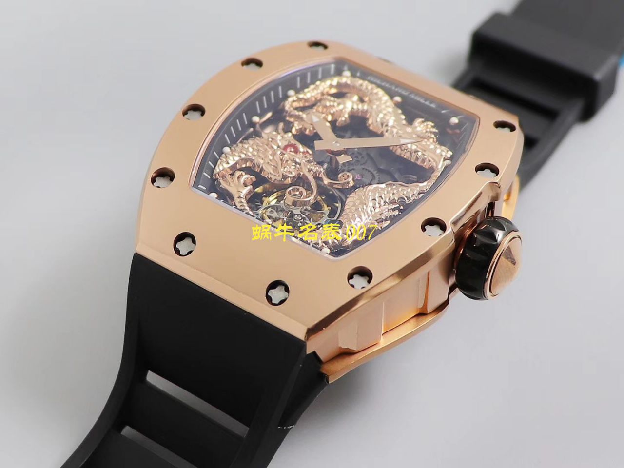 【TW Factory 复刻手表】RICHARD MILLE RICHARD MILLE 男士系列RM 057腕成龙盘​龙陀飞​轮​腕​表 / TWRM057