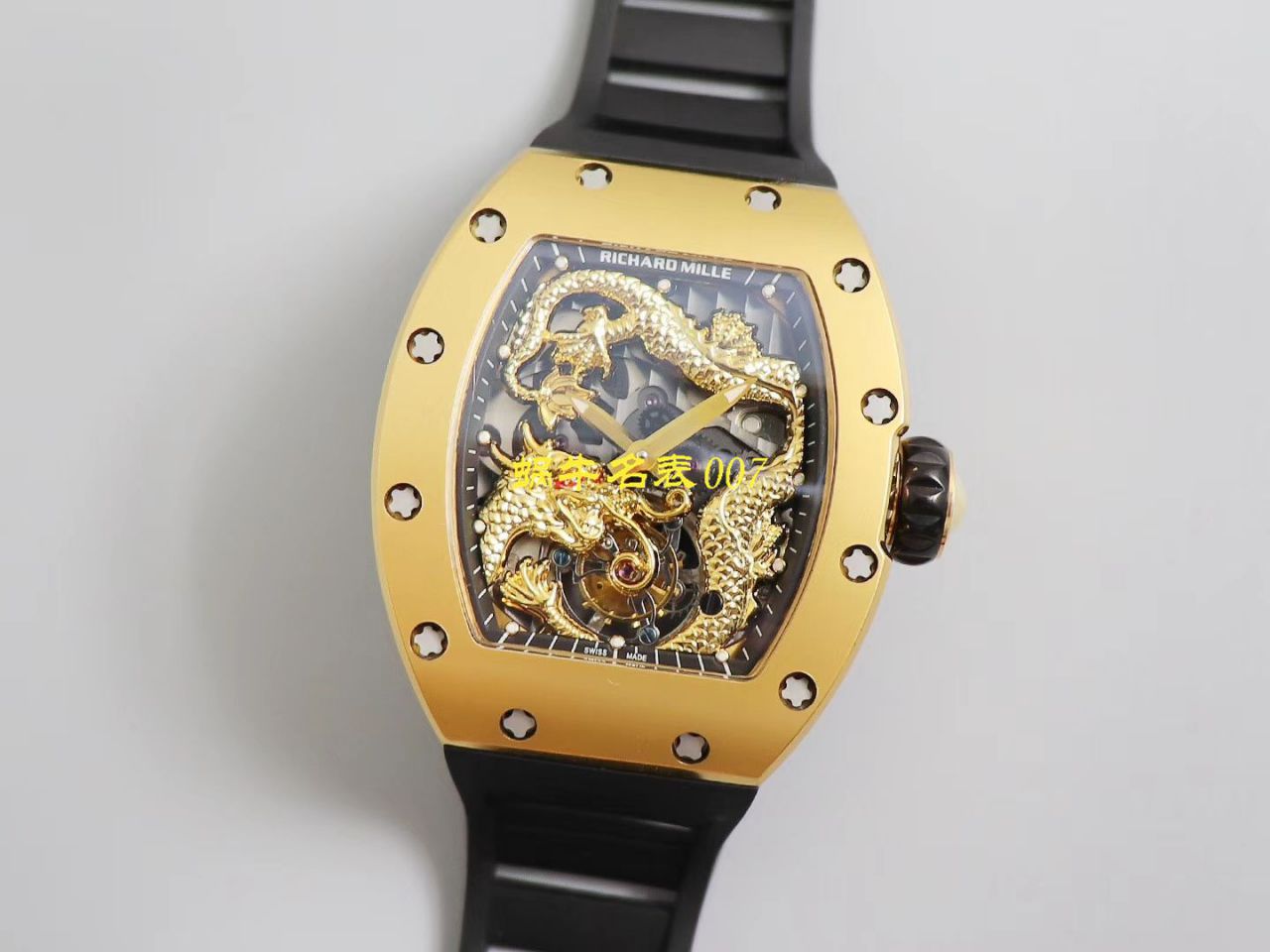 【TW Factory 复刻手表】RICHARD MILLE RICHARD MILLE 男士系列RM 057腕成龙盘​龙陀飞​轮​腕​表 / TWRM057