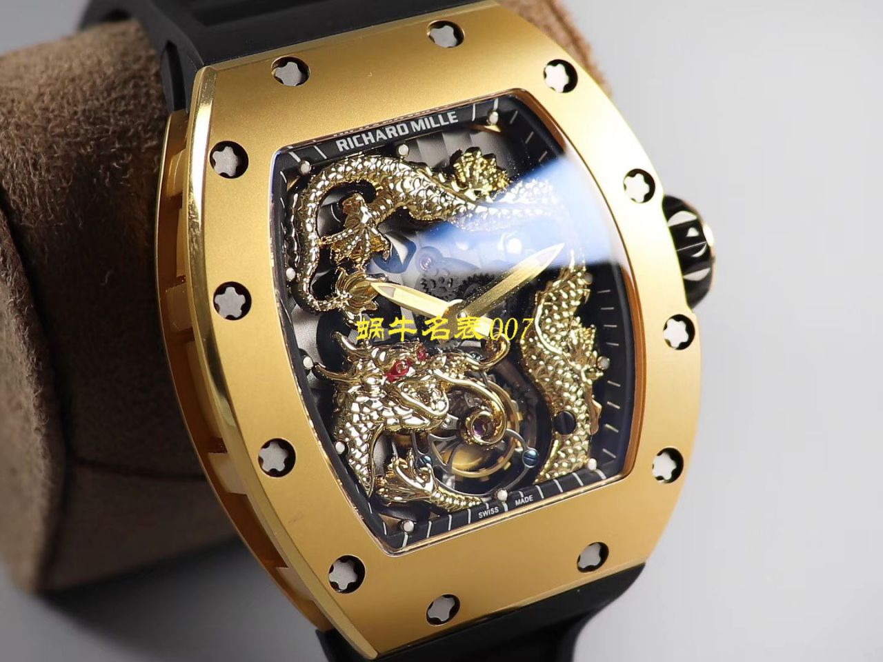 【TW Factory 复刻手表】RICHARD MILLE RICHARD MILLE 男士系列RM 057腕成龙盘​龙陀飞​轮​腕​表 / TWRM057
