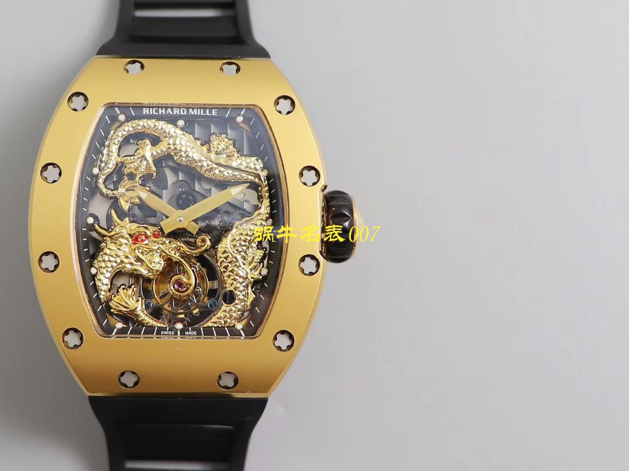 【TW Factory 复刻手表】RICHARD MILLE RICHARD MILLE 男士系列RM 057腕成龙盘​龙陀飞​轮​腕​表 / TWRM057