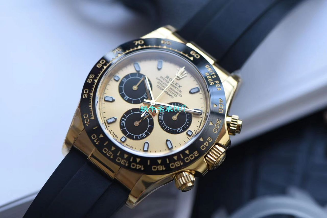 【N Factory 最新复刻表余文乐同款黄金熊猫迪超级4130】 Rolex  Cosmograph Daytona  Ditongna 高仿M116518ln-0048 wrist watch  / R271