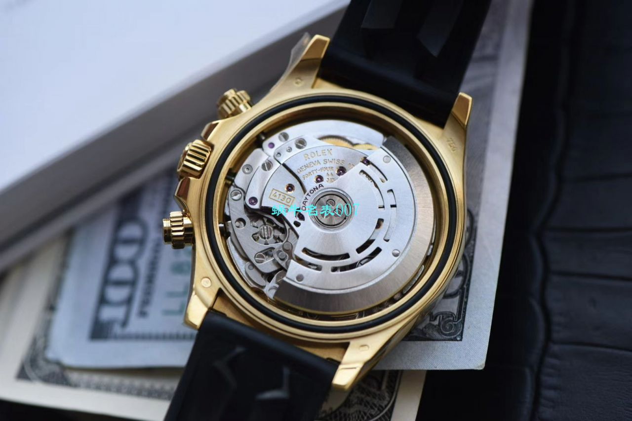 【N Factory 最新复刻表余文乐同款黄金熊猫迪超级4130】 Rolex  Cosmograph Daytona  Ditongna 高仿M116518ln-0048 wrist watch  / R271