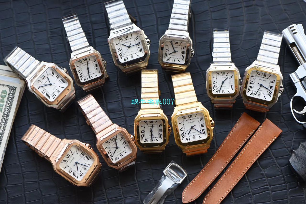 【V6 Factory  Cartier 复刻表高仿女装】 Cartier   Santos  SANTOS系列WJSA0007 wrist watch  / K238