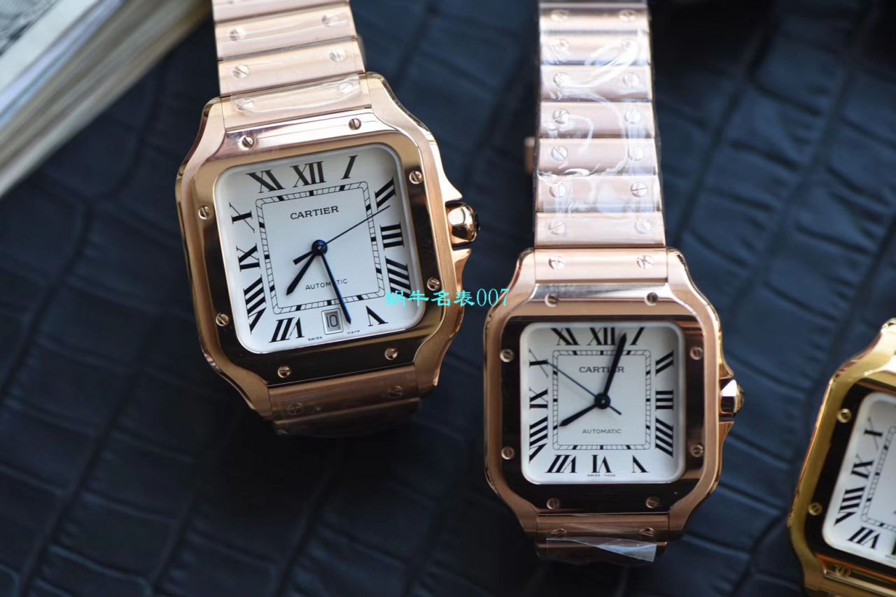 【V6 Factory  Cartier 复刻表高仿女装】 Cartier   Santos  SANTOS系列WJSA0007 wrist watch  / K238