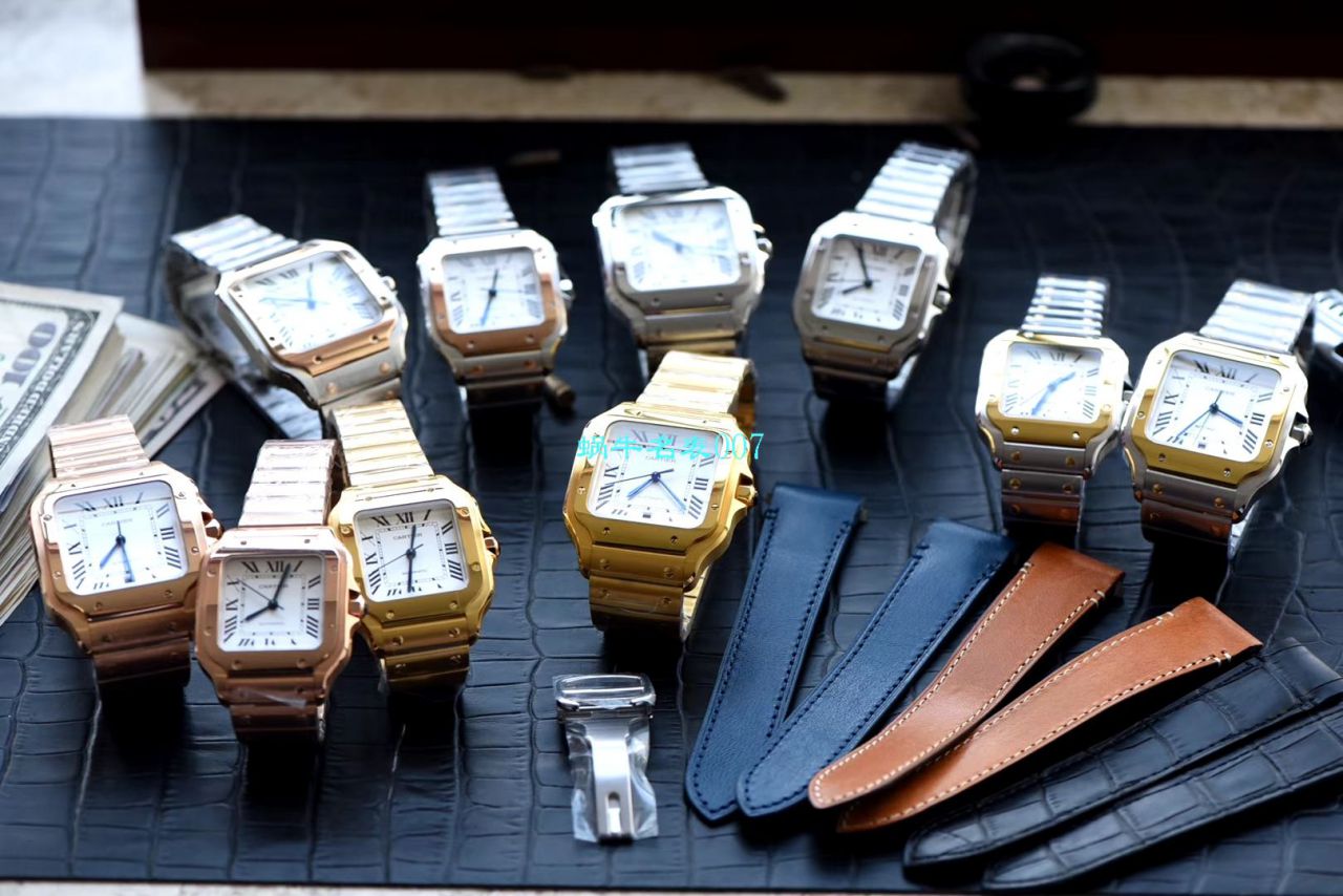 【V6 Factory  Cartier 复刻表高仿女装】 Cartier   Santos  SANTOS系列WJSA0007 wrist watch  / K238