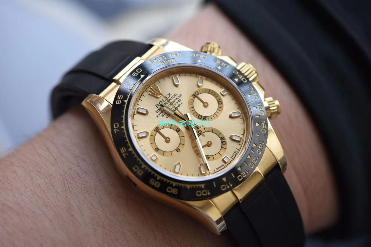 N Factory  Ditongna 新品金迪余文乐同款全新订制版 Rolex 复刻高仿 Ditongna 超级Cal.4130自动上链 Movement  / R521