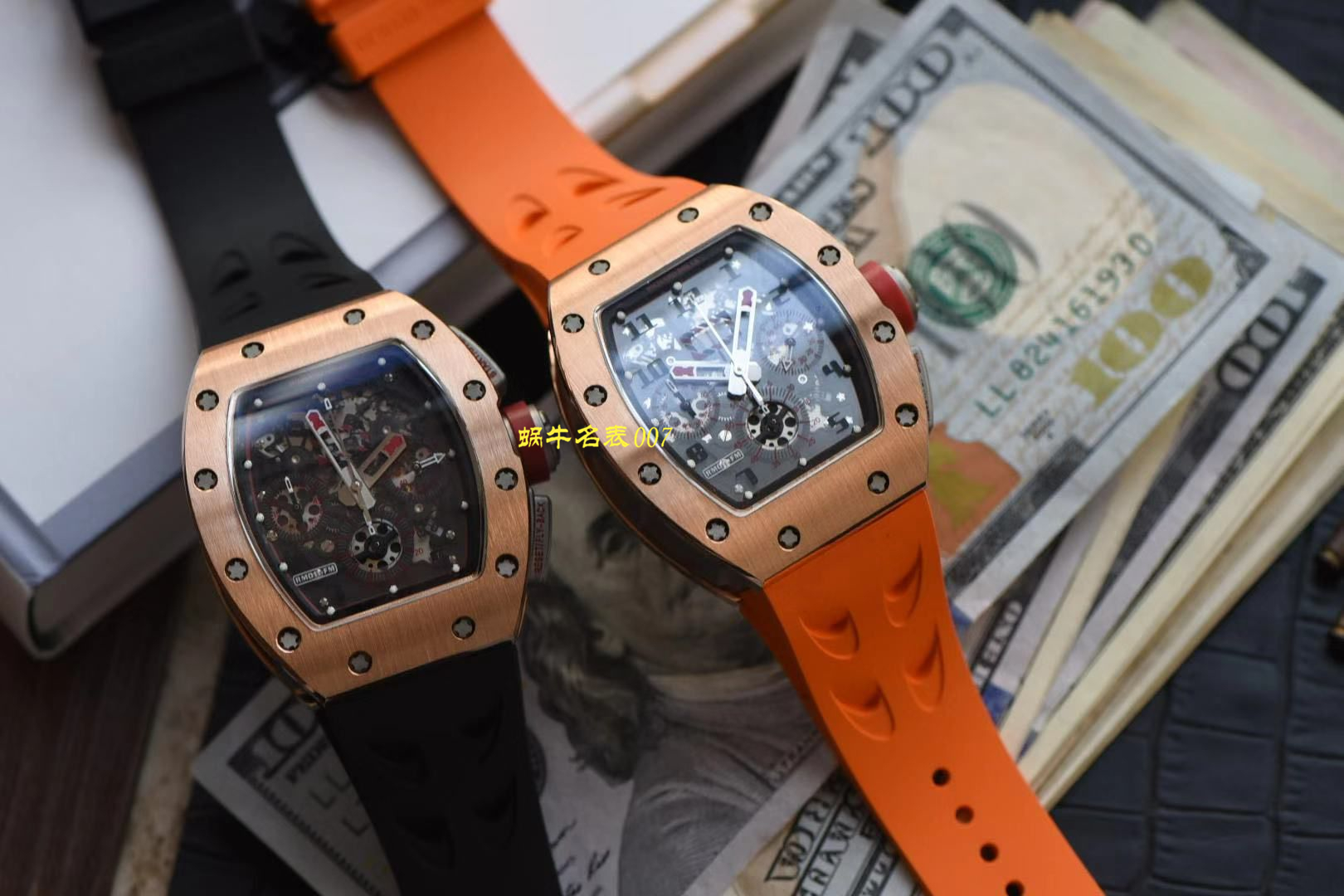 【 Video analysis 台湾KV Factory 官网】新品复刻手表玫瑰金 RICHARD MILLE RM011 wrist watch  / KVRM011jin