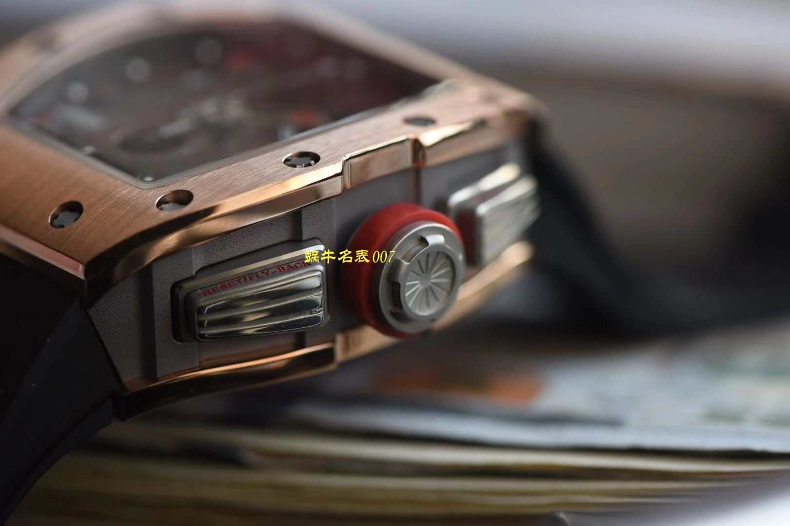 【 Video analysis 台湾KV Factory 官网】新品复刻手表玫瑰金 RICHARD MILLE RM011 wrist watch  / KVRM011jin