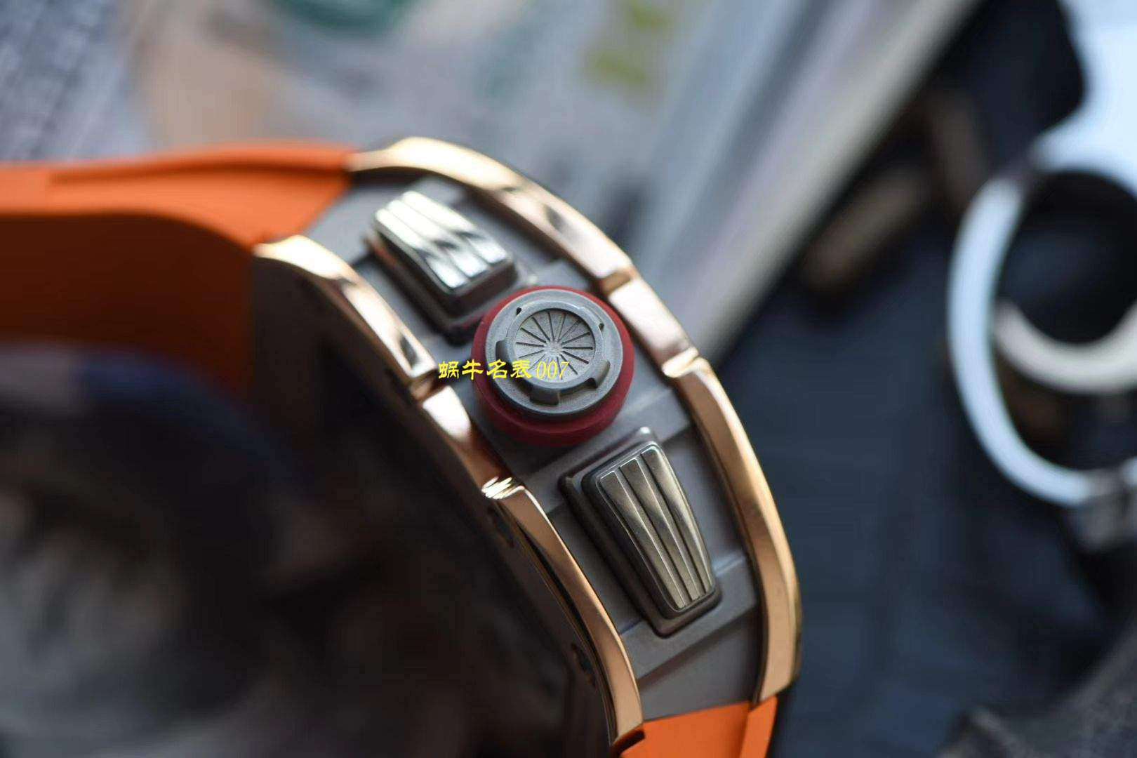 【 Video analysis 台湾KV Factory 官网】新品复刻手表玫瑰金 RICHARD MILLE RM011 wrist watch  / KVRM011jin