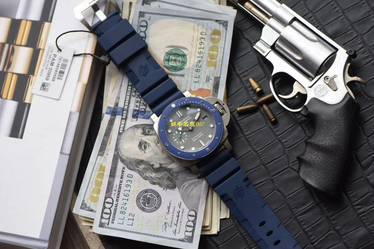 VS Factory  top 复刻表 SIHH2019蓝主角高仿PAM959Panerai SUBMERSIBLE 潜行系列PAM00959 wrist watch  / VSPAM959