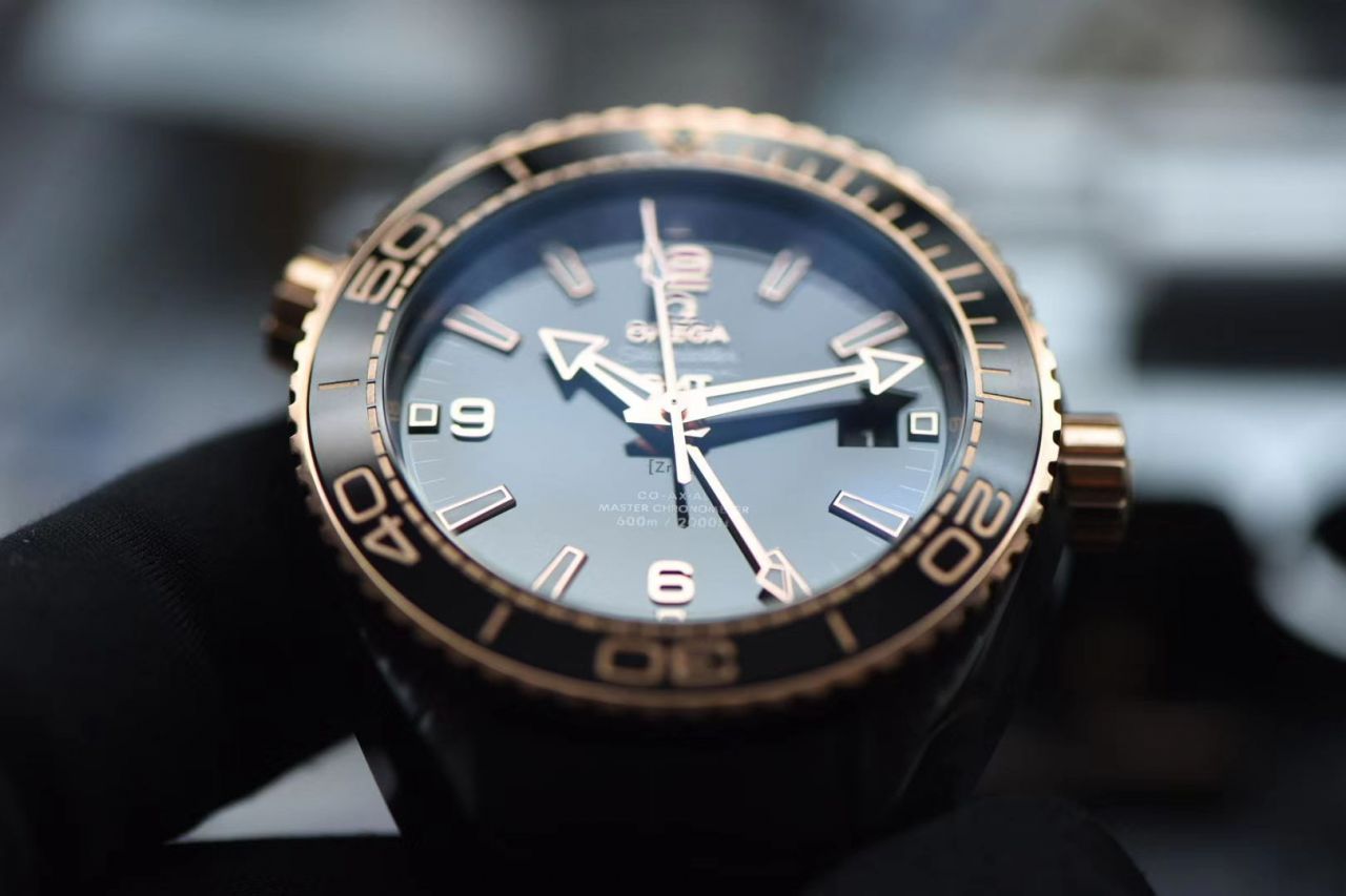 VS Factory OMEGA Seamaster 深海之黑全 Composite  top 复刻OMEGA手表215.63.46.22.01.001 wrist watch  / M609
