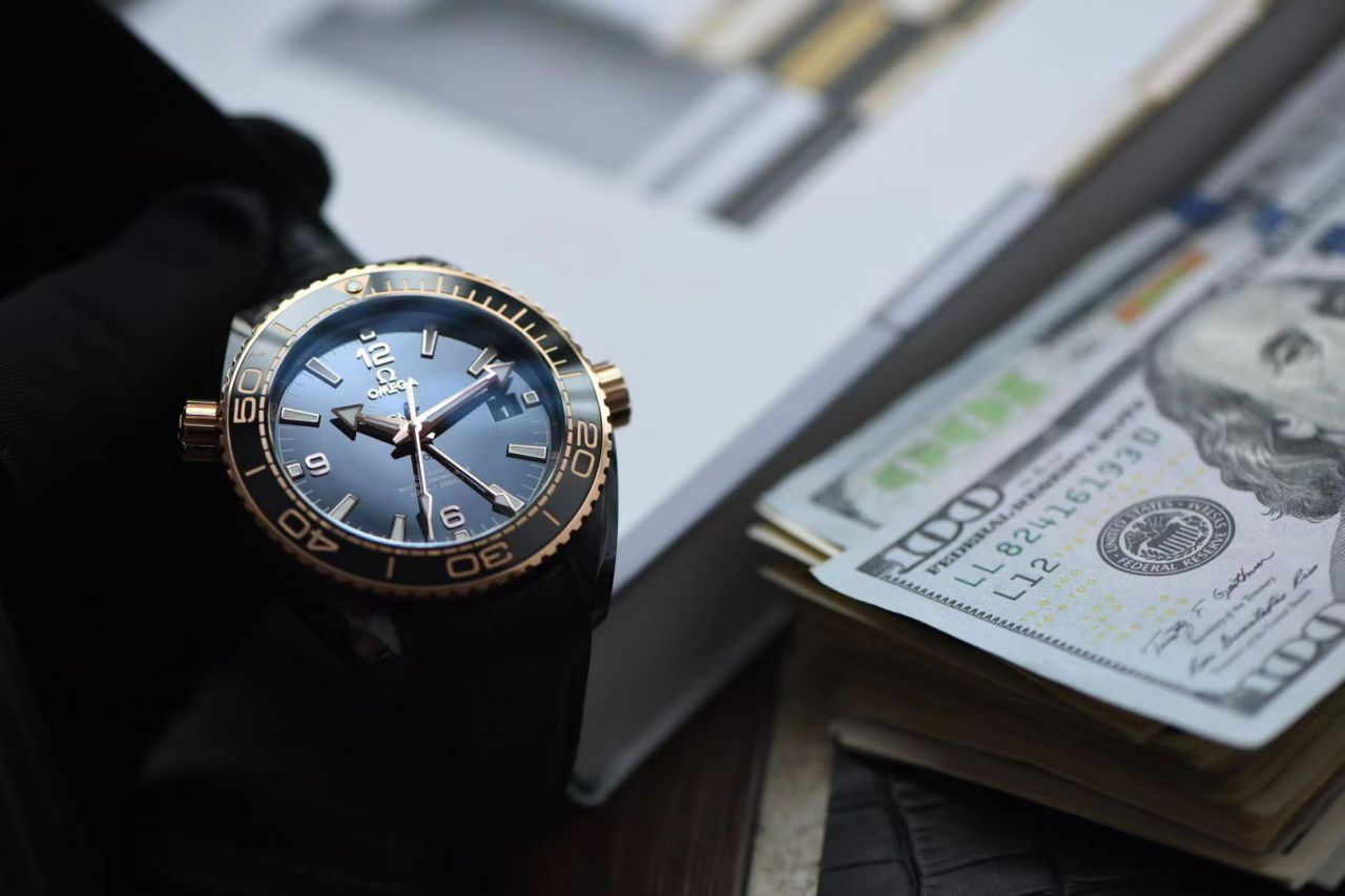 VS Factory OMEGA Seamaster 深海之黑全 Composite  top 复刻OMEGA手表215.63.46.22.01.001 wrist watch  / M609