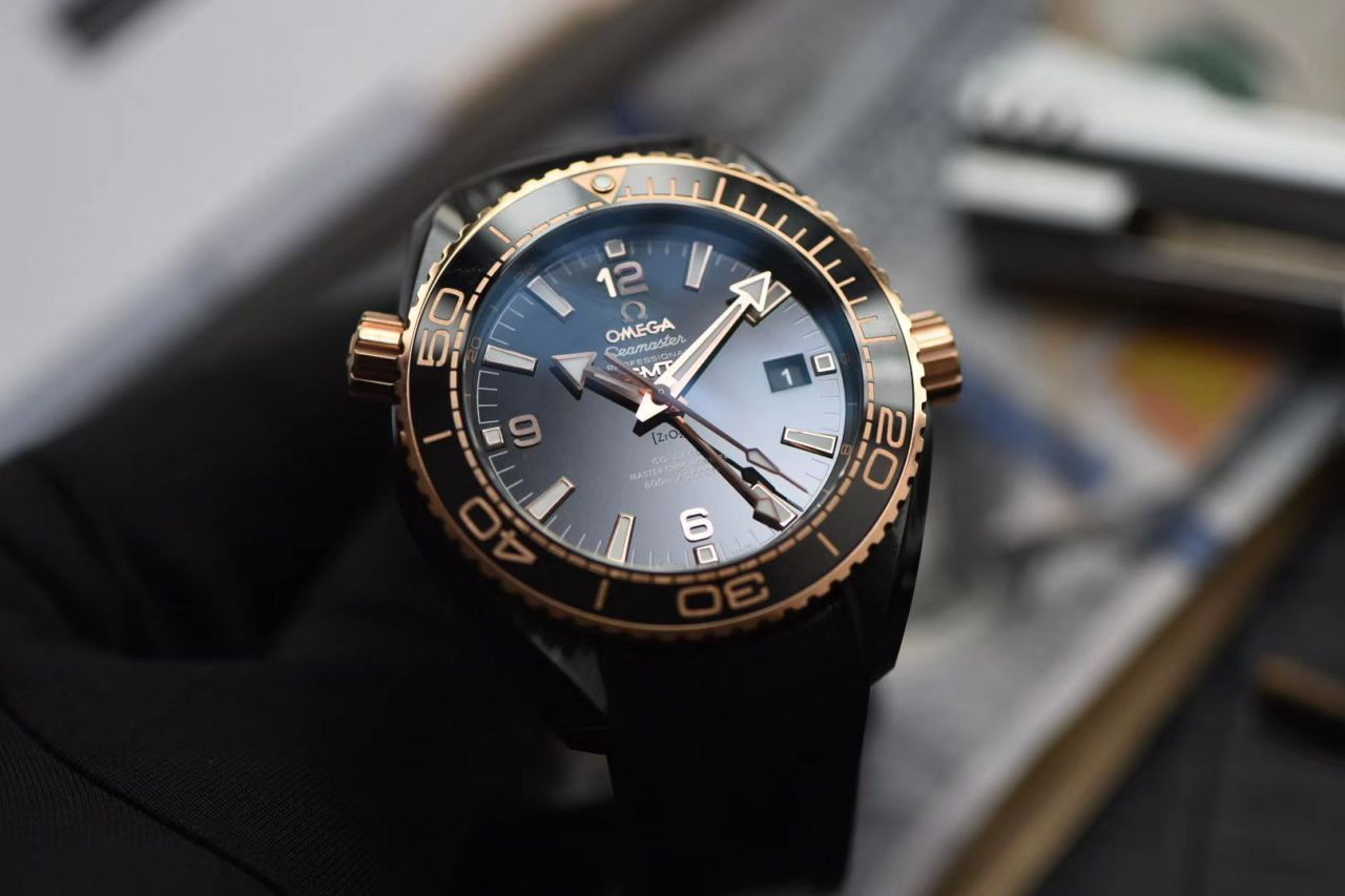 VS Factory OMEGA Seamaster 深海之黑全 Composite  top 复刻OMEGA手表215.63.46.22.01.001 wrist watch  / M609