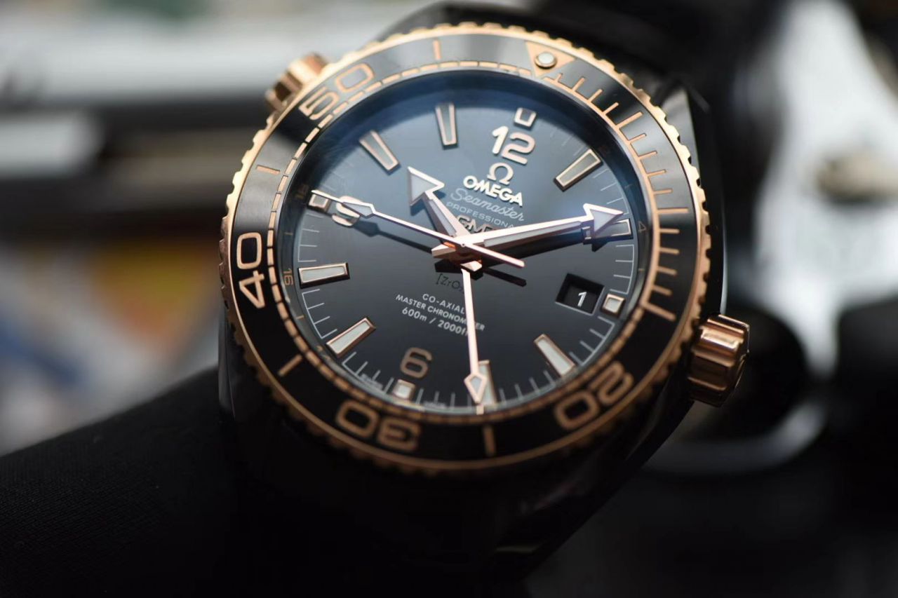 VS Factory OMEGA Seamaster 深海之黑全 Composite  top 复刻OMEGA手表215.63.46.22.01.001 wrist watch  / M609