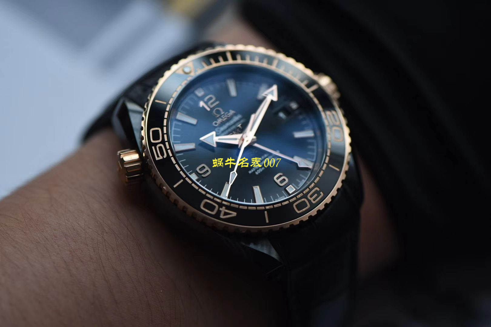 VS Factory OMEGA Seamaster 深海之黑全 Composite  top 复刻OMEGA手表215.63.46.22.01.001 wrist watch  / M609