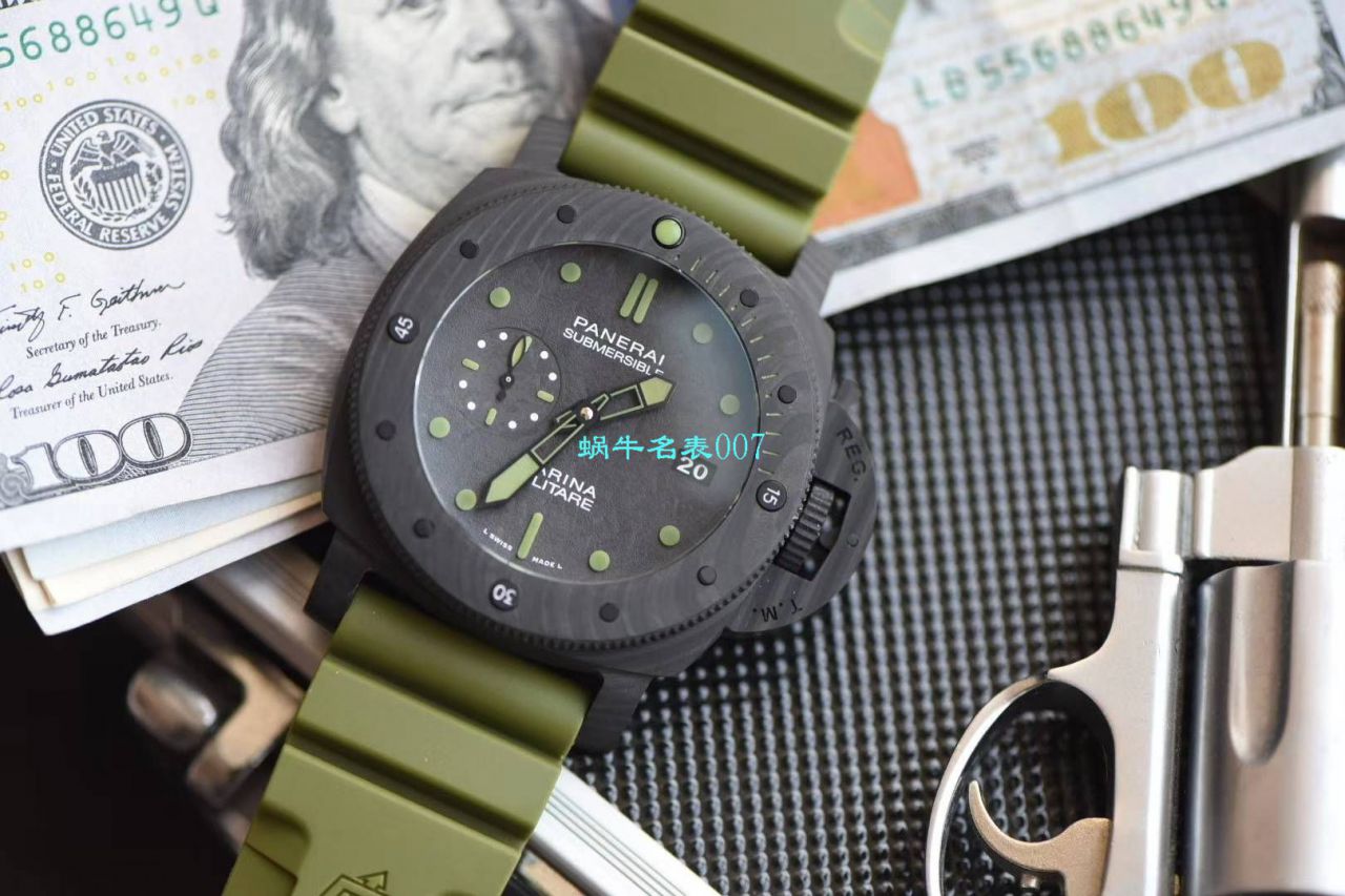 【VS Factory 新品军绿色英雄情结复刻手表】Panerai 高仿SUBMERSIBLE 潜行系列PAM00961 wrist watch  / VSPAM961