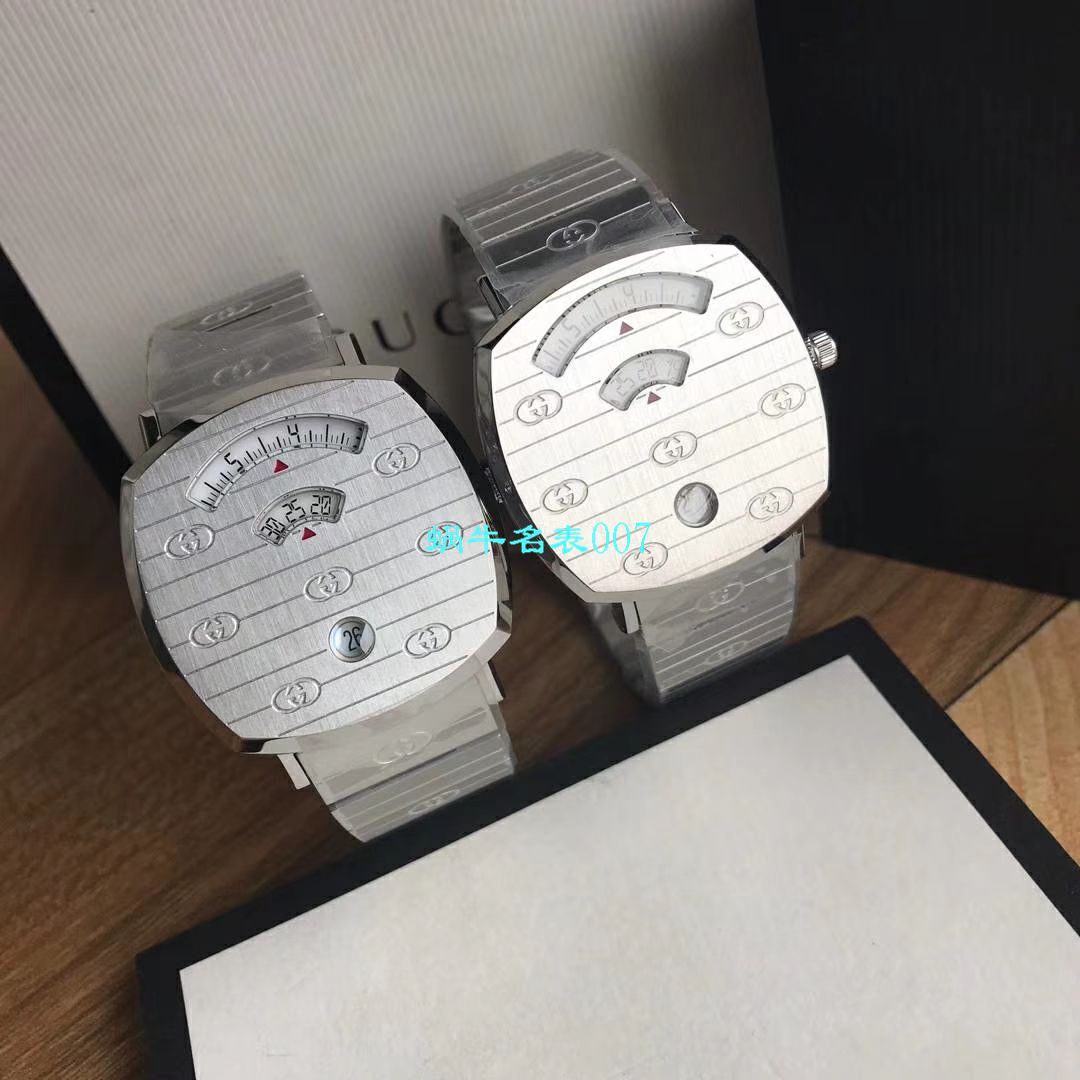 【渠道原单】original Gucci,‌古驰‌新款 Grip‌系列 wrist watch YA157403，YA157401手表 / GUCCIKK19