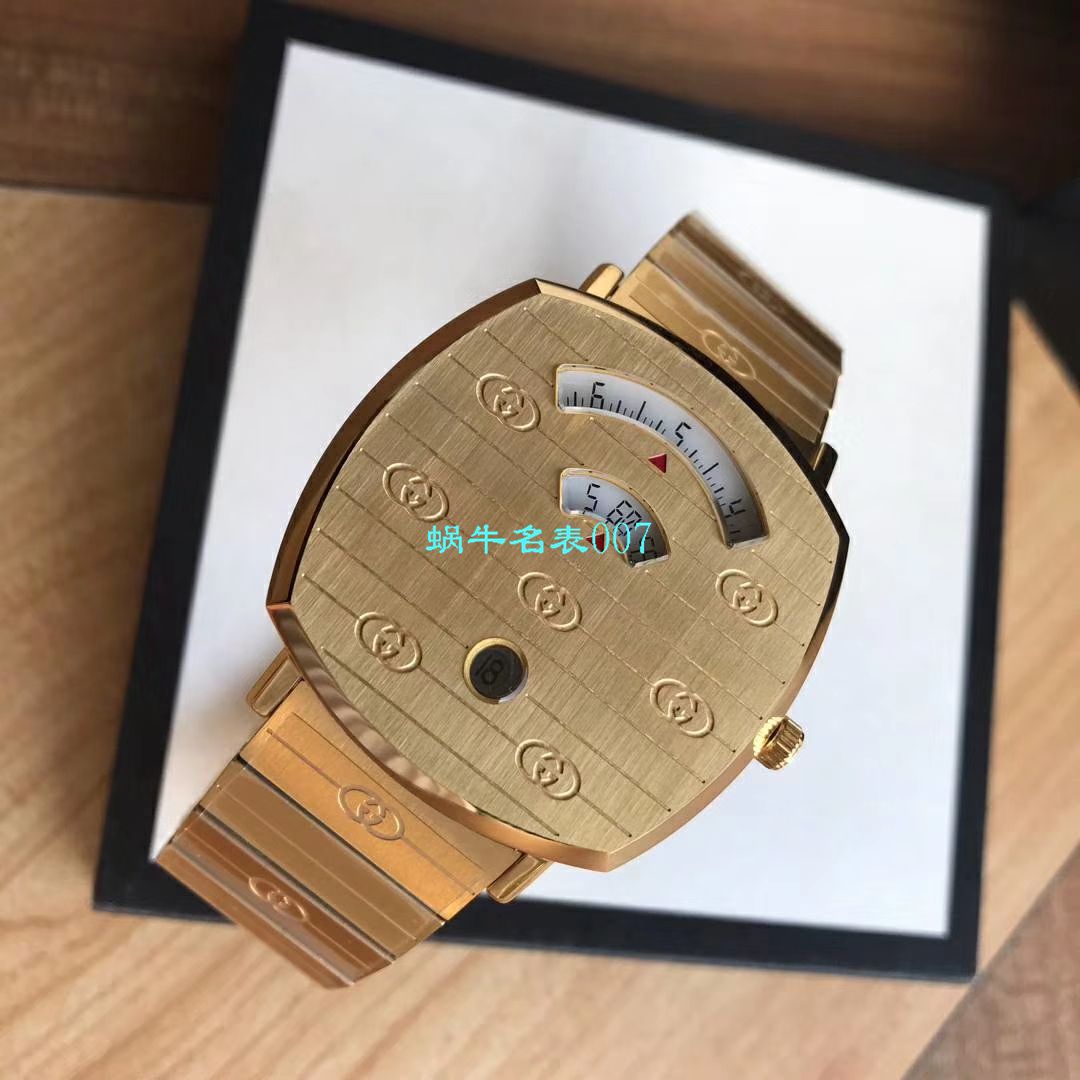 【渠道原单】original Gucci,‌古驰‌新款 Grip‌系列 wrist watch YA157403，YA157401手表 / GUCCIKK19