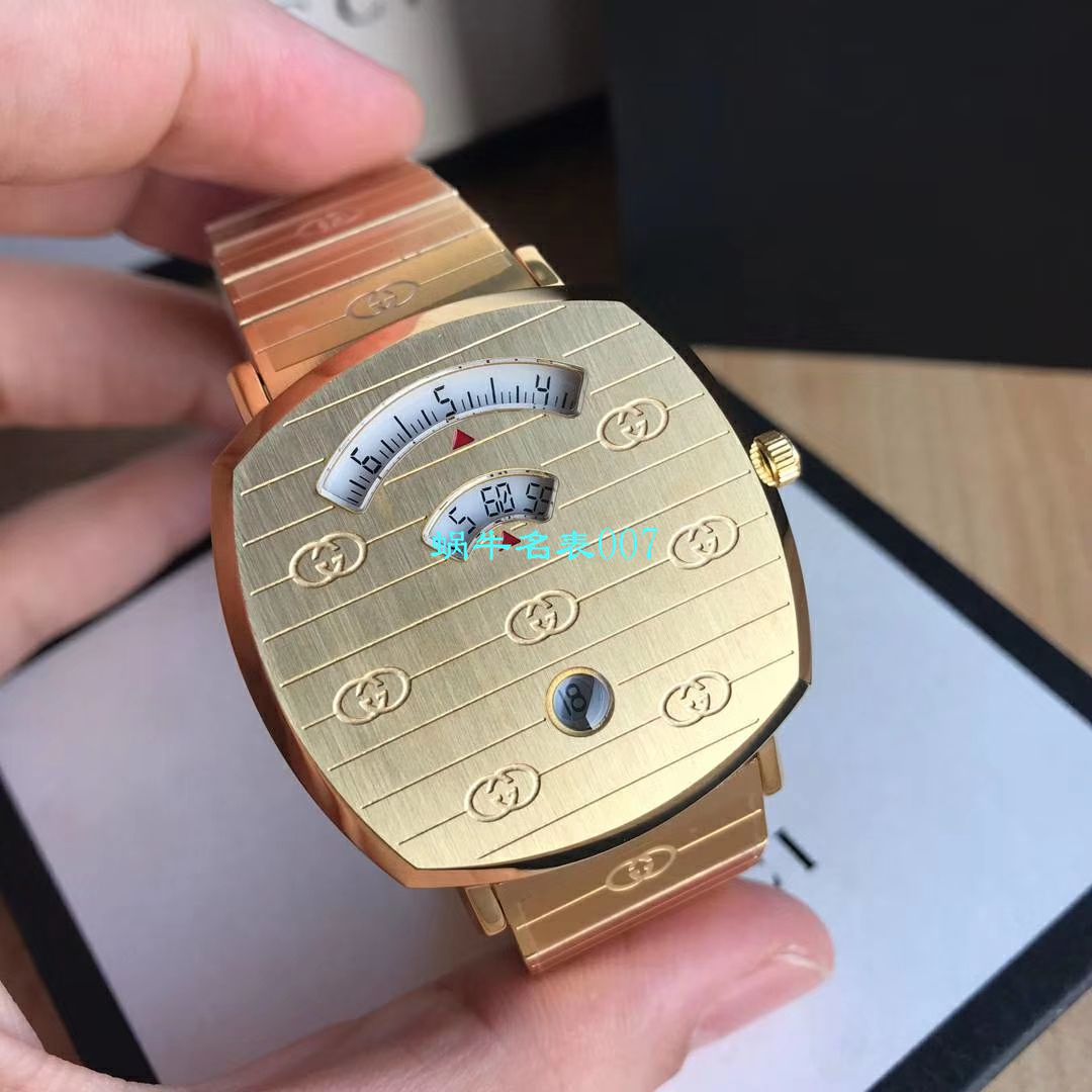 【渠道原单】original Gucci,‌古驰‌新款 Grip‌系列 wrist watch YA157403，YA157401手表 / GUCCIKK19