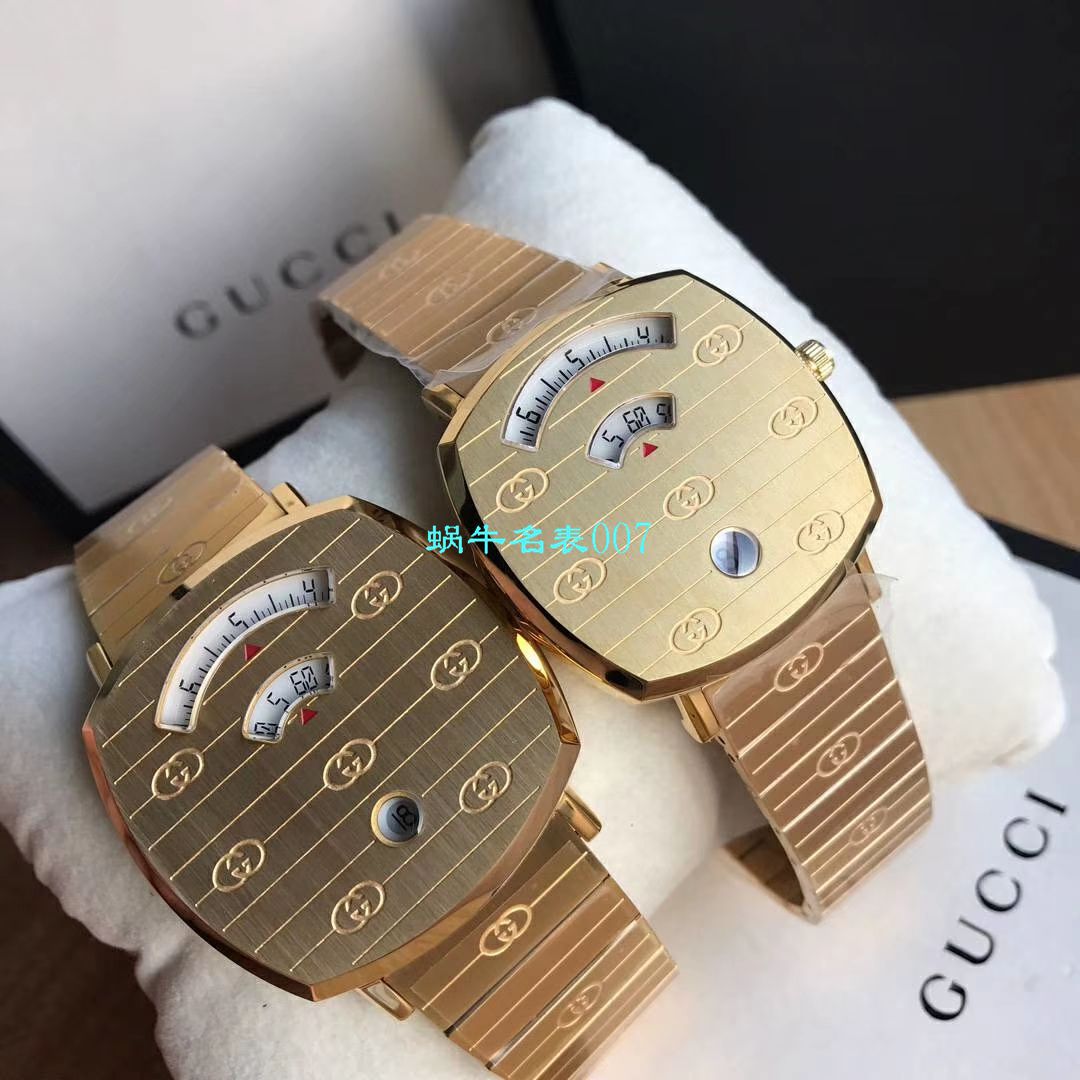 【渠道原单】original Gucci,‌古驰‌新款 Grip‌系列 wrist watch YA157403，YA157401手表 / GUCCIKK19