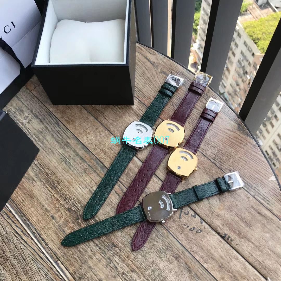 【渠道原单】original Gucci,‌古驰‌新款 Grip‌系列 wrist watch YA157403，YA157401手表 / GUCCIKK19