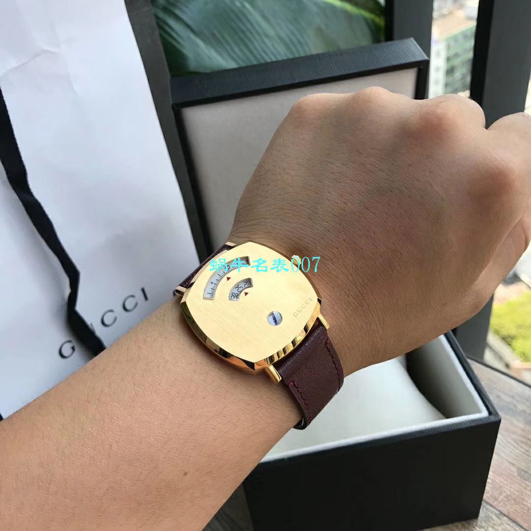 【渠道原单】original Gucci,‌古驰‌新款 Grip‌系列 wrist watch YA157403，YA157401手表 / GUCCIKK19