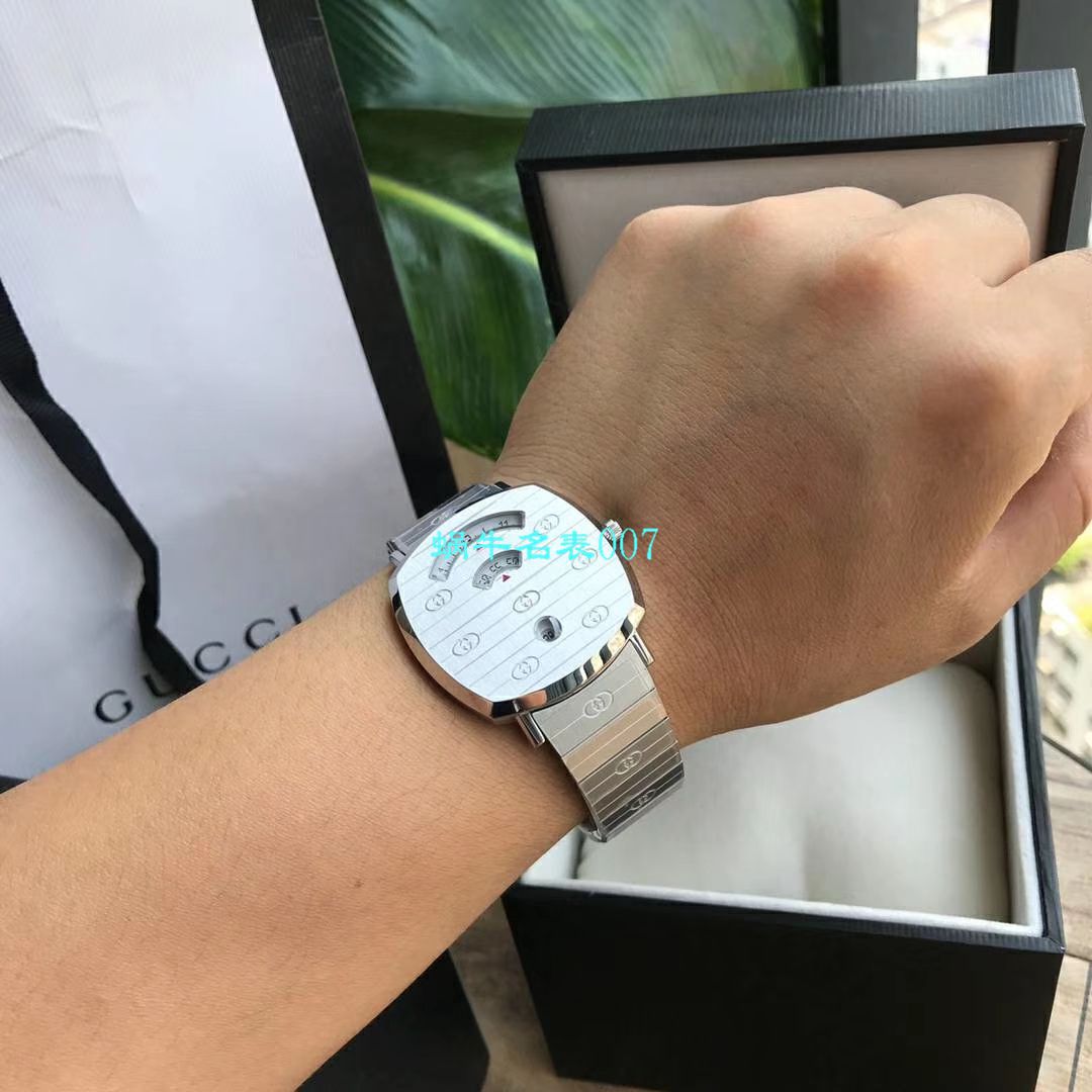 【渠道原单】original Gucci,‌古驰‌新款 Grip‌系列 wrist watch YA157403，YA157401手表 / GUCCIKK19