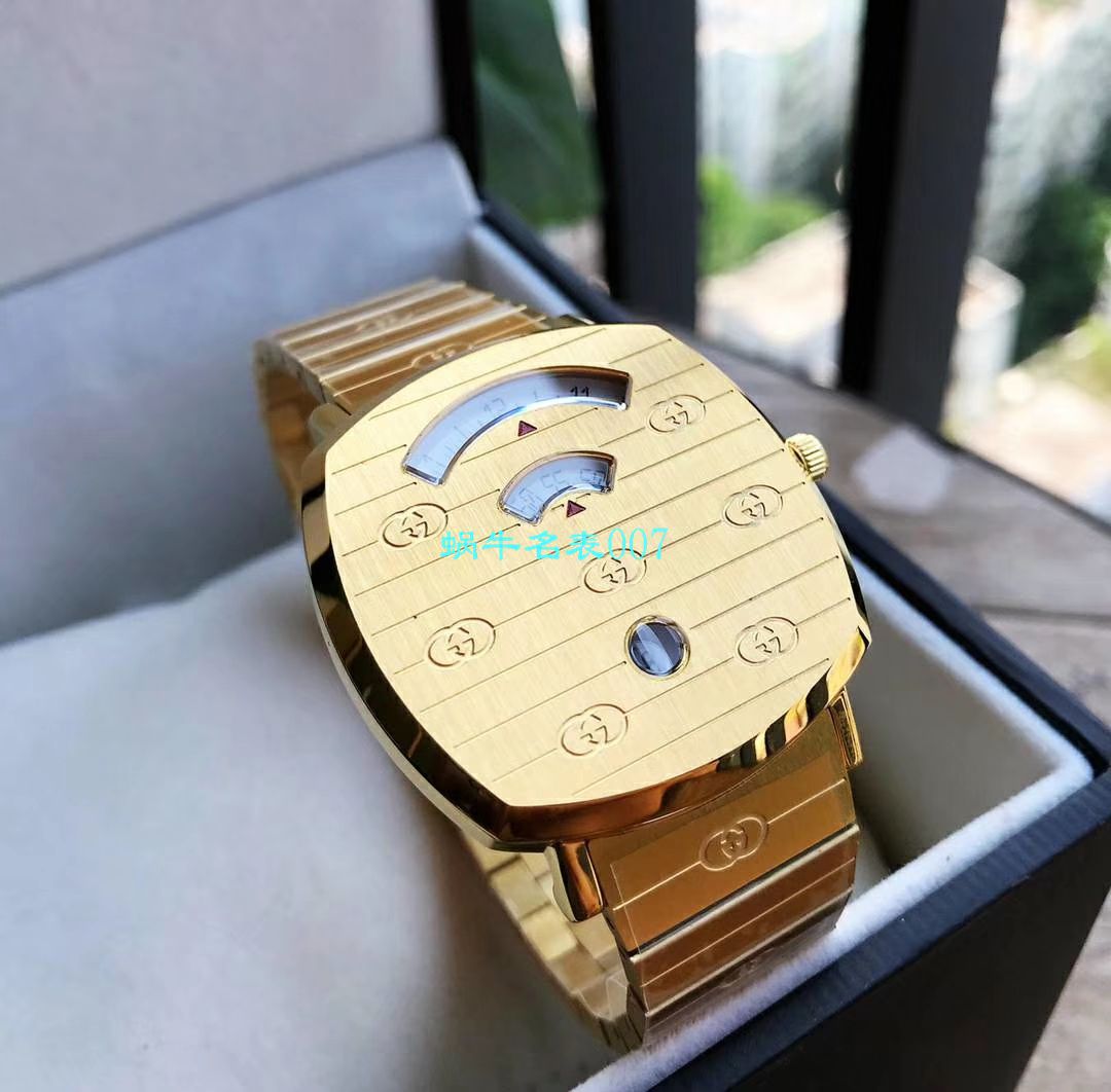【渠道原单】original Gucci,‌古驰‌新款 Grip‌系列 wrist watch YA157403，YA157401手表 / GUCCIKK19