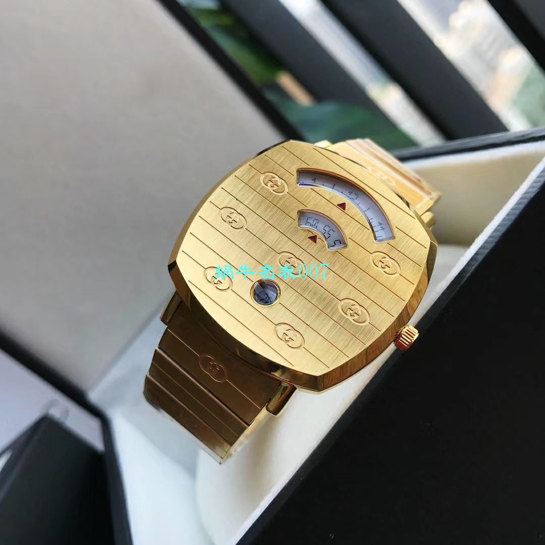 【渠道原单】original Gucci,‌古驰‌新款 Grip‌系列 wrist watch YA157403，YA157401手表 / GUCCIKK19