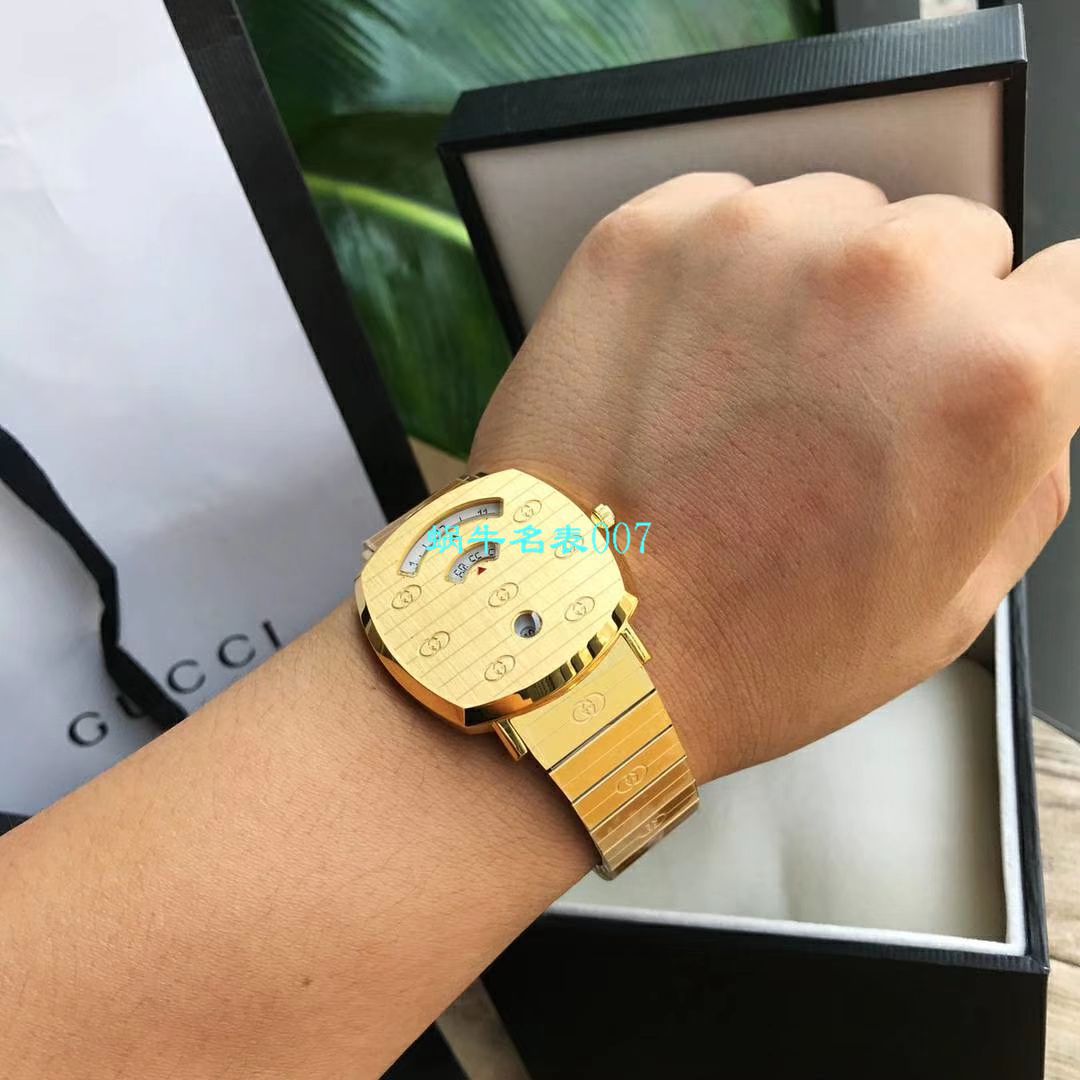 【渠道原单】original Gucci,‌古驰‌新款 Grip‌系列 wrist watch YA157403，YA157401手表 / GUCCIKK19
