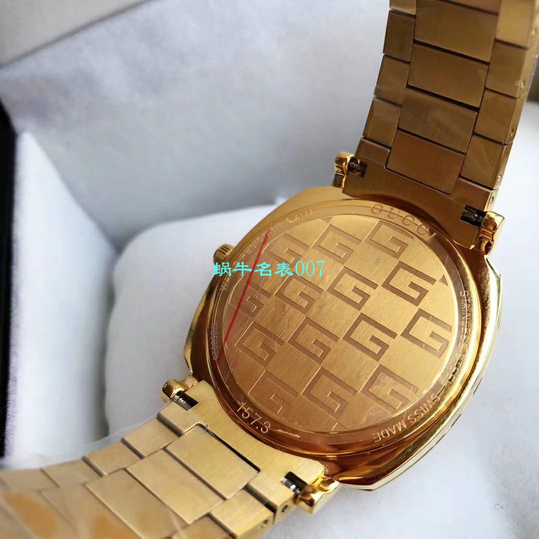 【渠道原单】original Gucci,‌古驰‌新款 Grip‌系列 wrist watch YA157403，YA157401手表 / GUCCIKK19