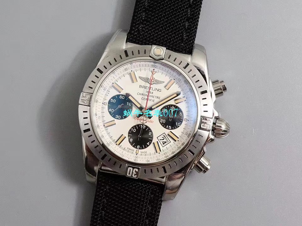 【GF Factory 官网复刻高仿表】 Breitling 机械计时王牌飞行员系列AB01154G.BD13.101W.A20D.1 wrist watch  / BL122