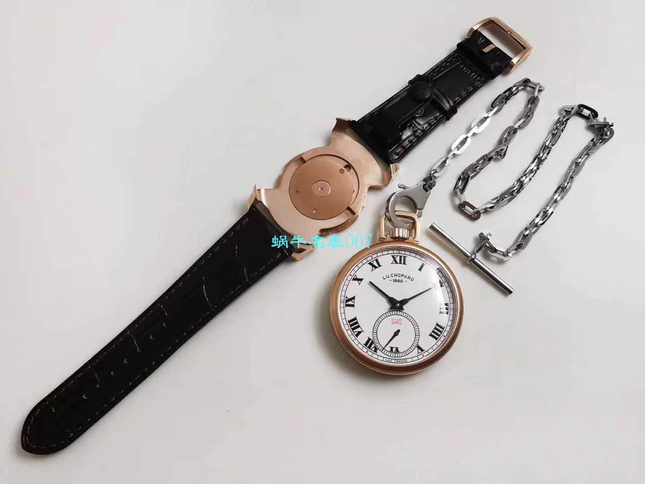 【LUC Factory Chopard复刻高仿手表】 Chopard L.U.C系列L.U.C THE TRIBUTE系161923-1001 wrist watch ‎与‎怀表一‎体 wrist watch  / XB052