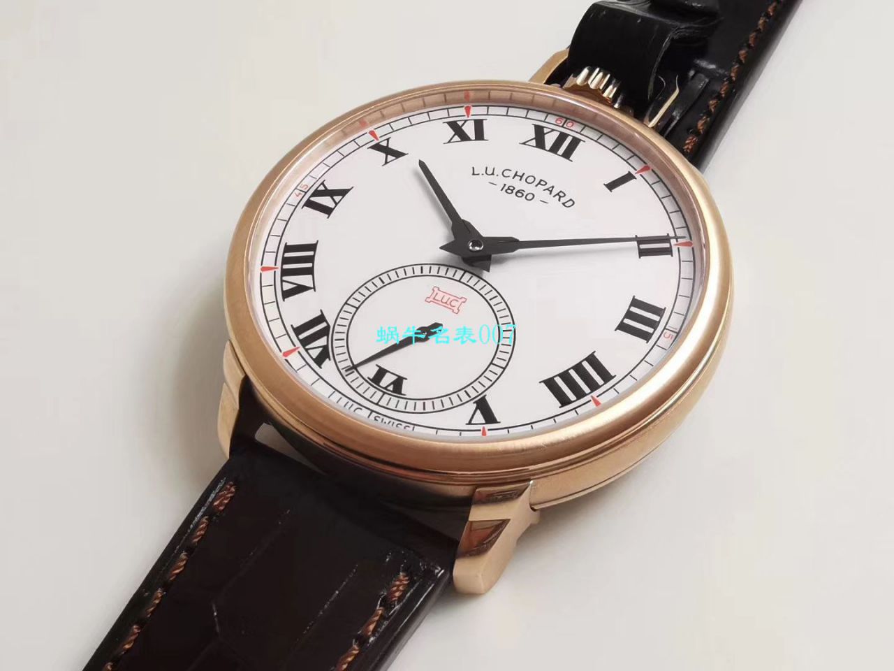 【LUC Factory Chopard复刻高仿手表】 Chopard L.U.C系列L.U.C THE TRIBUTE系161923-1001 wrist watch ‎与‎怀表一‎体 wrist watch  / XB052